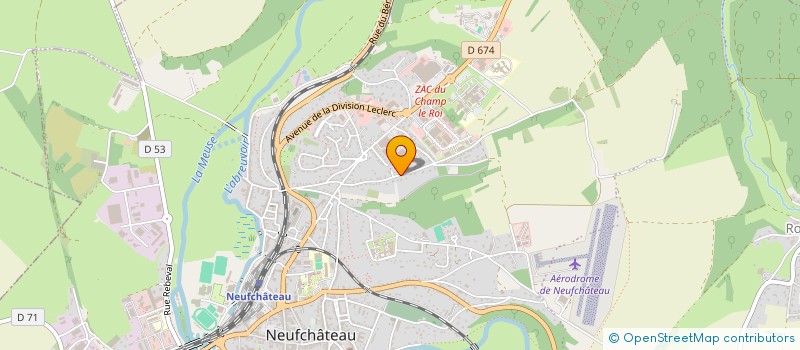 localisation de l'entreprise SCI AGATE à NEUFCHATEAU