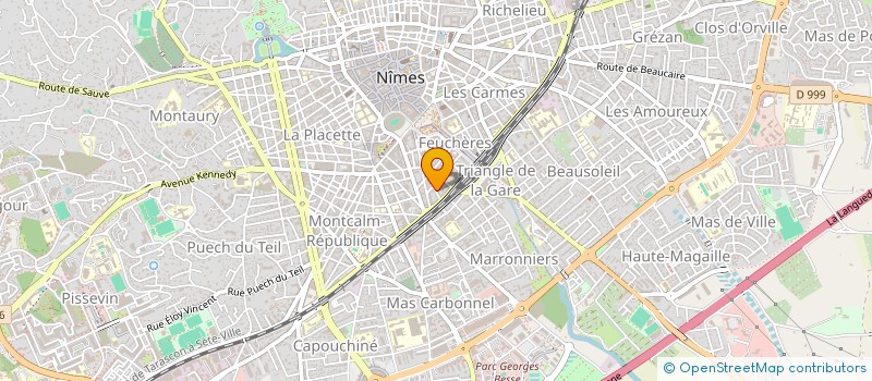 localisation de l'entreprise SCI AGATHA  NIMES