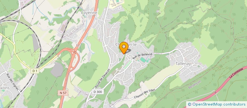 localisation de l'entreprise SCI AGATHA  CHATILLON-LE-DUC