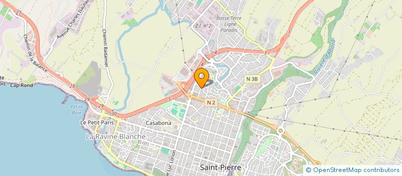 localisation de l'entreprise SCI AGATHAN à SAINT-PIERRE