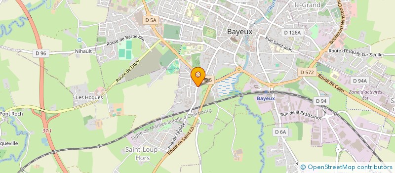 localisation de l'entreprise SCI  AGATHE  BAYEUX