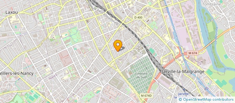 localisation de l'entreprise SCI AGATHE  NANCY