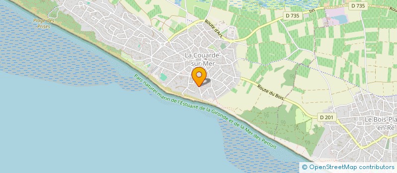 localisation de l'entreprise SCI AGATHE  LA COUARDE-SUR-MER