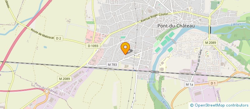 localisation de l'entreprise SCI AGATHE  PONT-DU-CHATEAU