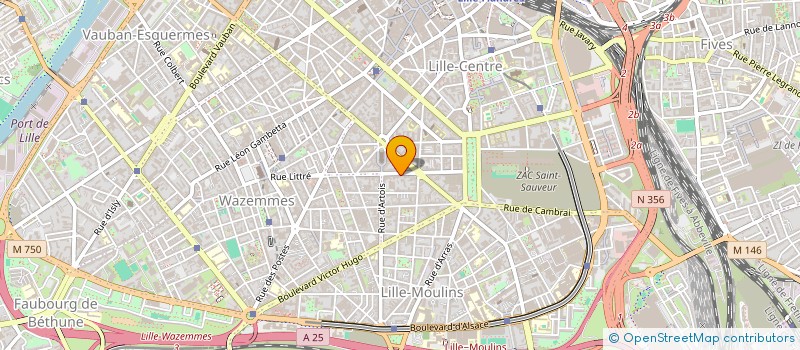 localisation de l'entreprise SCI AGATHE à LILLE