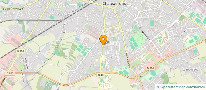 localisation de l'entreprise SCI AGATHE ET ADAM  CHATEAUROUX