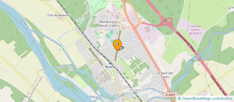 localisation de l'entreprise SCI AGATHE ET ARTHUR  BRIARE