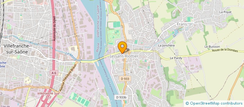 localisation de l'entreprise SCI AGATHEA à JASSANS-RIOTTIER