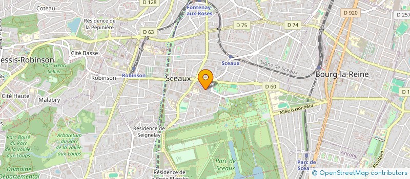 localisation de l'entreprise SCI AGATHEOME  SCEAUX