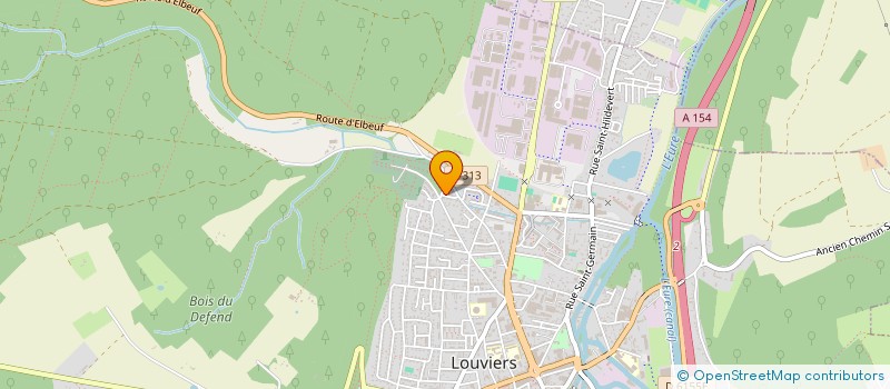 localisation de l'entreprise SCI AGB à LOUVIERS