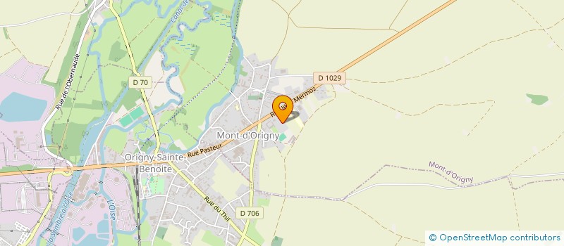 localisation de l'entreprise SCI AGB  MONT-D'ORIGNY