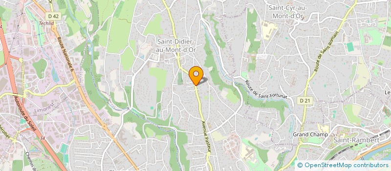 localisation de l'entreprise SCI AGB AND CO  SAINT-DIDIER-AU-MONT-D'OR