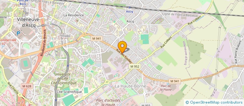 localisation de l'entreprise SCI AGBESSI à VILLENEUVE-D'ASCQ