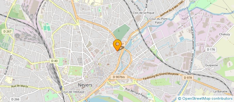 localisation de l'entreprise SCI AGBMG à NEVERS