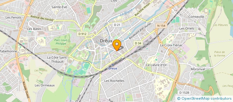 localisation de l'entreprise SCI AGC à DREUX
