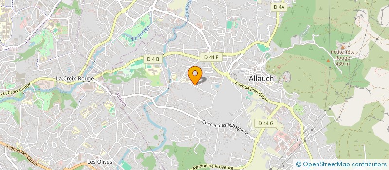 localisation de l'entreprise SCI AGC  ALLAUCH