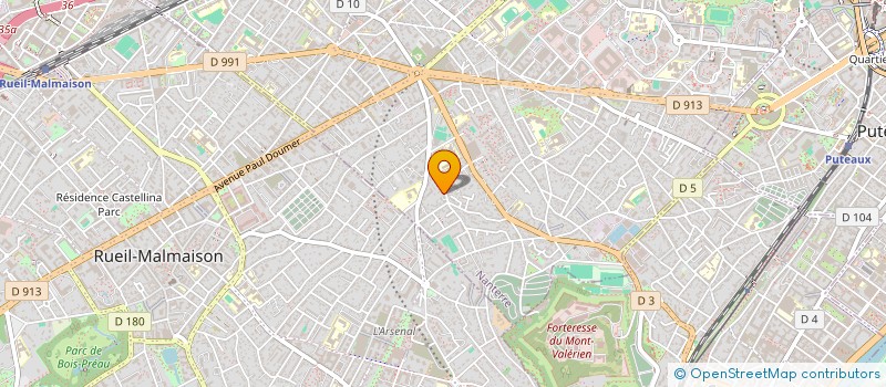 localisation de l'entreprise SCI AGC  NANTERRE