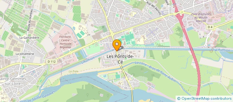 localisation de l'entreprise SCI AGC  LES PONTS-DE-CE