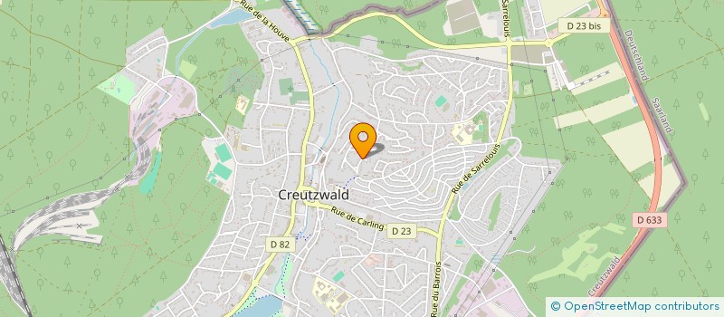 localisation de l'entreprise SCI AGC  CREUTZWALD