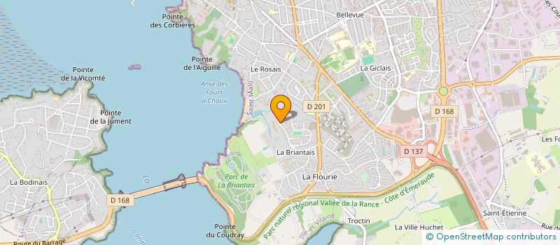 localisation de l'entreprise SCI AGC LES MALOUINES  SAINT-MALO