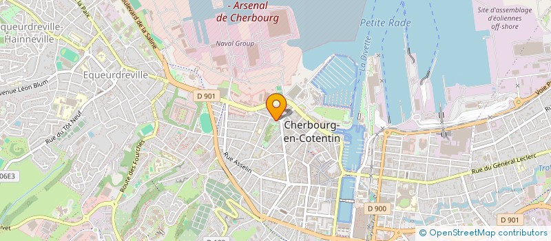 localisation de l'entreprise SCI AGCV à CHERBOURG-EN-COTENTIN