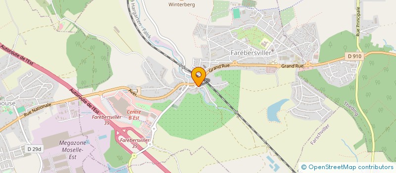 localisation de l'entreprise SCI AGDD  FAREBERSVILLER