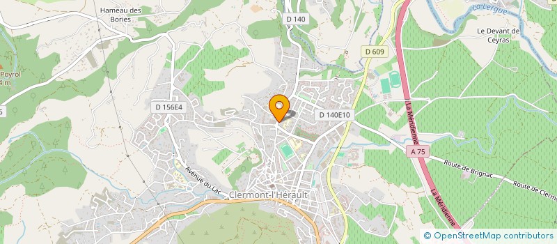 localisation de l'entreprise SCI AGDLM  CLERMONT-L'HERAULT