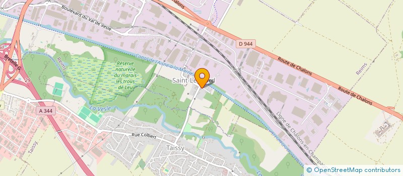 localisation de l'entreprise SCI AGE  SAINT-LEONARD