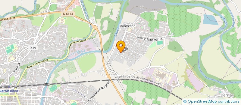 localisation de l'entreprise SCI AGEA à CARCASSONNE