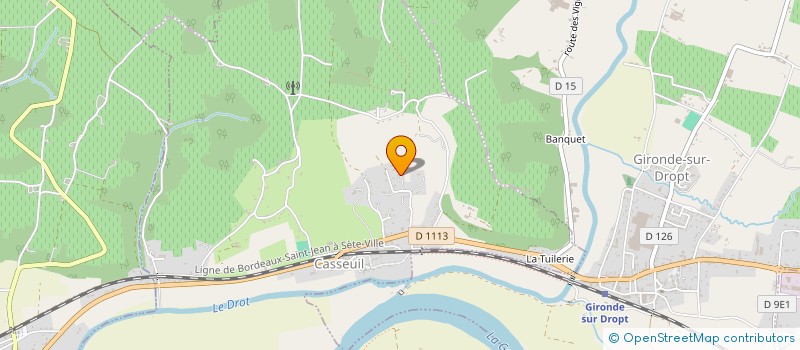 localisation de l'entreprise SCI AGEC  CASSEUIL