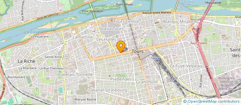 localisation de l'entreprise SCI AGEC IMMO  TOURS