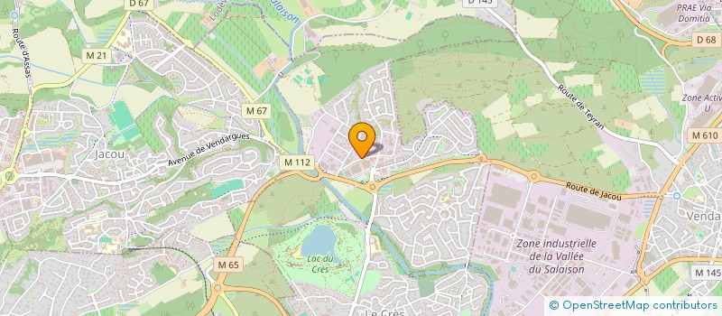 localisation de l'entreprise SCI AGED  LE CRES