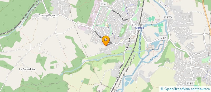 localisation de l'entreprise SCI AGED  LIGUGE