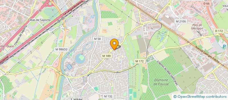 localisation de l'entreprise SCI AGEM à LATTES