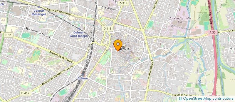 localisation de l'entreprise SCI AGEN  COLMAR