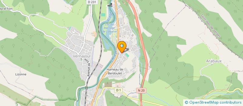 localisation de l'entreprise SCI AGEN D'OC à FOIX