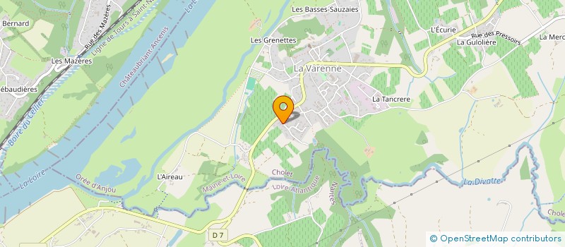 localisation de l'entreprise SCI AGENA  OREE-D'ANJOU