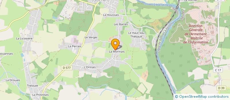 localisation de l'entreprise SCI AGENCE DE GOVEN  GUICHEN