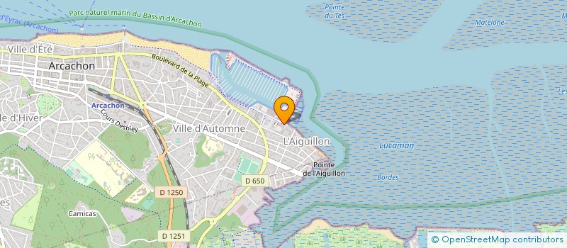 localisation de l'entreprise SCI AGENCE DU PORT PLAISANCE  ARCACHON