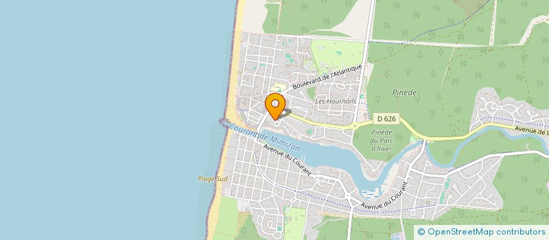 localisation de l'entreprise SCI AGENCE LA LANDAISE  MIMIZAN