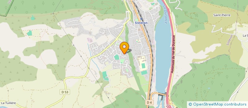 localisation de l'entreprise SCI AGENCE MARTIN  SISTERON