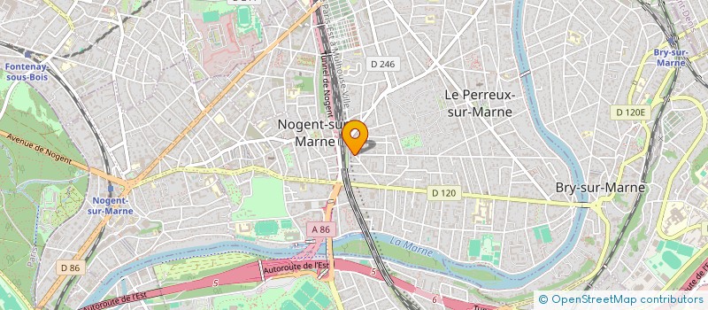 localisation de l'entreprise SCI AGENCE NOGENT  LE PERREUX-SUR-MARNE