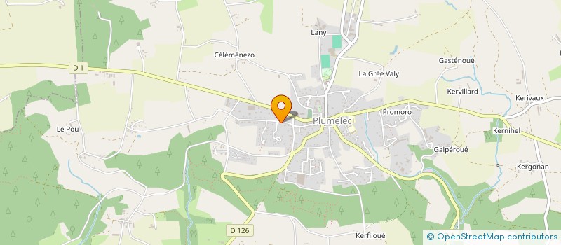 localisation de l'entreprise SCI AGENCES  PLUMELEC