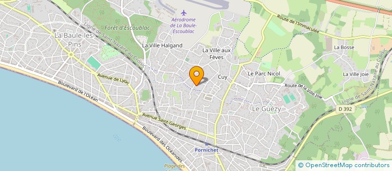 localisation de l'entreprise SCI AGENDI LOCUS  LA BAULE-ESCOUBLAC