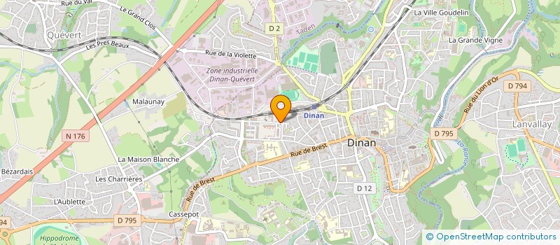 localisation de l'entreprise SCI AGENOR  DINAN