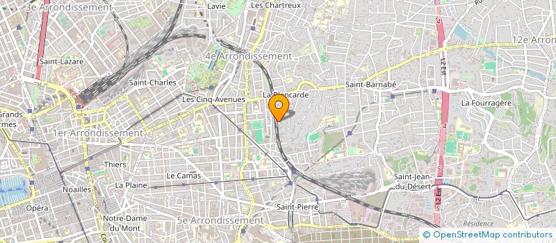 localisation de l'entreprise SCI AGERE à MARSEILLE