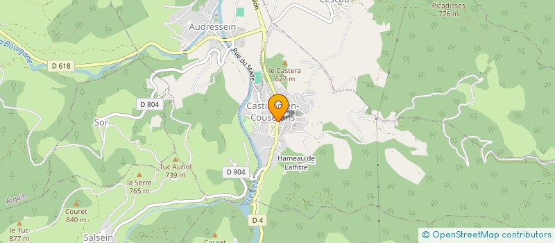 localisation de l'entreprise SCI AGERT à CASTILLON-EN-COUSERANS