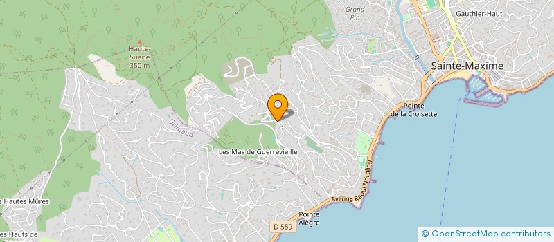localisation de l'entreprise SCI AGERUP à SAINTE-MAXIME