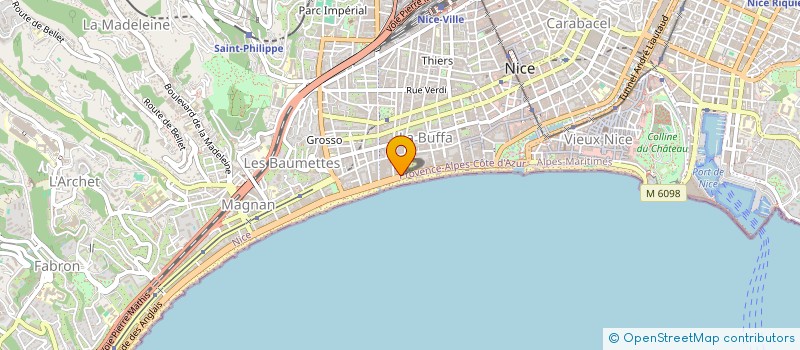 localisation de l'entreprise SCI AGERUP à NICE