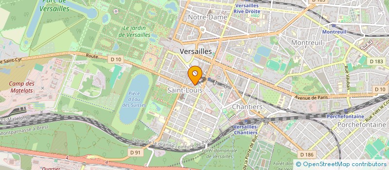 localisation de l'entreprise SCI AGESA à VERSAILLES